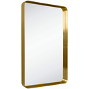 Meek Mirrors Gold Rounded Rectangular Mirror 18" X 36" - M7822PCG 1836