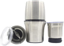 Revel CCM103 Stainless Steel Wet and Dry Coffee/Spice/Chutney Grinder with Two Bowls, Silver