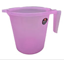 TABAKH Cello Frosty Plastic Bath Mug 1 Liter – Durable, Lightweight & Stylish Tumbler – Ideal for Daily Use in Bathroom & Kitchen