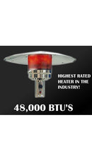 87" Tall - AZ Patio Heater with Table - 48,000 BTU's
