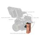 SmallRig Wooden Side Handle with 1/4"-20 Screws