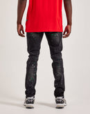 Crysp Denim Distressed Denim Jeans