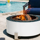 Luxeve 24" Smokeless Fire Pit with Lid — Prior Year Model, Brand New in Box