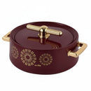 Cello Jewel 2500ml Insulated Inner Steel Casserole for Roti, Hotpot Serving Bowl with Lid Serve Casserole
