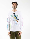 Central Mills Rick & Morty Multi-Icon Long-Sleeve Tee