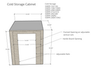 Segmental Cold Storage Cabinet