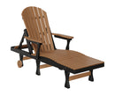 Berlin Gardens, Comfo Back Chaise Lounge, Antique Mahogany on Black