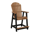Berlin Garden, Comfo Back Counter Chair, Antique Mahogany on Black