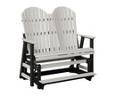 Berlin Gardens, 4′ Comfo Back Double Counter Glider, Seashell on Black
