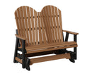 Berlin Gardens, 4′ Comfo Back Double Glider, Antique Mahogany on Black