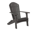 Berlin Gardens, Comfo Back Folding Adirondack Chair, Smoke Gray