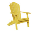 Berlin Gardens, Comfo Back Folding Adirondack Chair, Sunburst Yellow