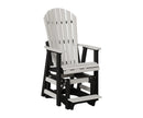 Berlin Gardens, 2′ Comfo Back Single Counter Glider, Seashell on Black