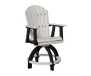 Berlin Gardens, Comfo-Back Swivel Counter Chair, Seashell on Black