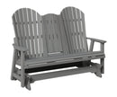 Berlin Gardens, 5′ Comfo Back Three Seat Glider with Console, Driftwood Gray