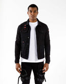 Preme Crystal Bandana Jean Jacket
