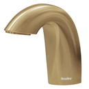 Bradley - 6-3100-RLM-BR - Touchless Counter Mounted Sensor Soap Dispenser, Brushed Brass, Crestt Series