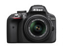 Nikon D3300 Digital SLR Camera 2 Lens Kit (18-55mm and 55-200mm ) + Bag