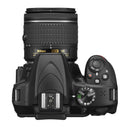 Nikon D3400 DX-format Digital SLR Camera w/ 18-55mm DX G VR Zoom Lens Black