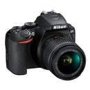 Nikon D3500 DX-format Digital SLR Camera w/ AF-P 18-55mm DX G VR Zoom Lens Black