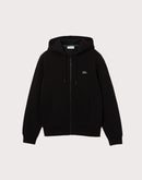 Lacoste Solid Fleece Hooded Jacket