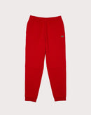 Lacoste Solid Fleece Red Joggers