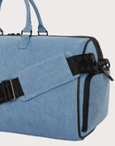 Sprayground Denim Shark Duffle Bag