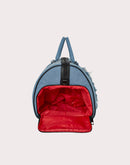 Sprayground Denim Shark Duffle Bag