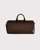 Sprayground Checkered Embossed Duffle Bag