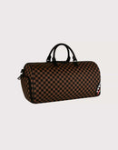 Sprayground Checkered Embossed Duffle Bag