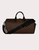 Sprayground Checkered Embossed Duffle Bag