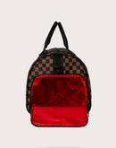 Sprayground Checkered Embossed Duffle Bag