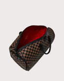 Sprayground Checkered Embossed Duffle Bag