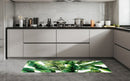 Green Leaves 19.6 In. X 55 In. Anti-Fatigue Kitchen Runner Mat