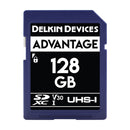 Delkin 128GB ADVANTAGE UHS-I (V30) SDXC Memory Card