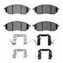 Dynamic Friction 2014-2014 Infiniti QX70 Front 5000 Advanced Ceramic Brake Pads and Hardware Kit
