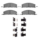 Dynamic Friction 2013-2019 Ford Explorer Trac & Hybrid (Excl Sport) Front 5000 Advanced Low Metallic Pads & Hardware Kit