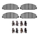 Dynamic Friction 2013-2020 Hino 5 Rear/Front 5000 Advanced Ceramic Brake Pads and Hardware Kit