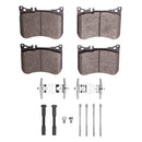 Dynamic Friction 2013-2023 Mercedes-Benz SL400 Front 5000 Advanced Low Metallic Brake Pads and Hardware Kit