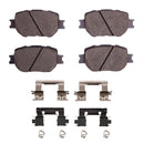 Dynamic Friction 2014-2015 Lexus IS250 Front 5000 Advanced Ceramic Brake Pads and Hardware Kit