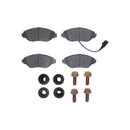 Dynamic Friction 2013-2024 Audi S3 (Mexico) Front 5000 Advanced Low Metallic Brake Pads and Hardware Kit