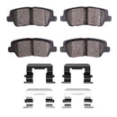 Dynamic Friction 2013-2019 Cadillac ATS Rear 5000 Advanced Low Metallic Brake Pads and Hardware Kit