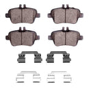 Dynamic Friction 2014-2019 Mercedes-Benz GLA250 (Mexico) Rear Euro 5000 Ceramic Brake Pads and Hardware Kit