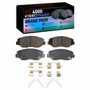 Dynamic Friction 2013-2021 Honda Civic Front 4000 HybriDynamic Brake Pads and Hardware Kit