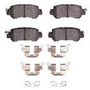 Dynamic Friction 2013-2018 Mazda CX-3 Rear 4000 HybriDynamic Brake Pads and Hardware Kit