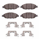 Dynamic Friction 2013-2024 Infiniti QX60 Front 4000 HybriDynamic Brake Pads and Hardware Kit