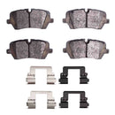 Dynamic Friction 2013-2025 Land Rover Range Rover Rear 4000 HybriDynamic Brake Pads and Hardware Kit