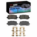Dynamic Friction 2014-2020 Acura TLX Rear 4000 HybriDynamic Brake Pads and Hardware Kit