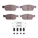 Dynamic Friction 2013-2023 Ford Focus Front 4000 HybriDynamic Brake Pads and Hardware Kit