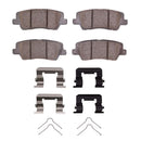 Dynamic Friction 2013-2019 Cadillac CTS Rear 4000 HybriDynamic Brake Pads and Hardware Kit